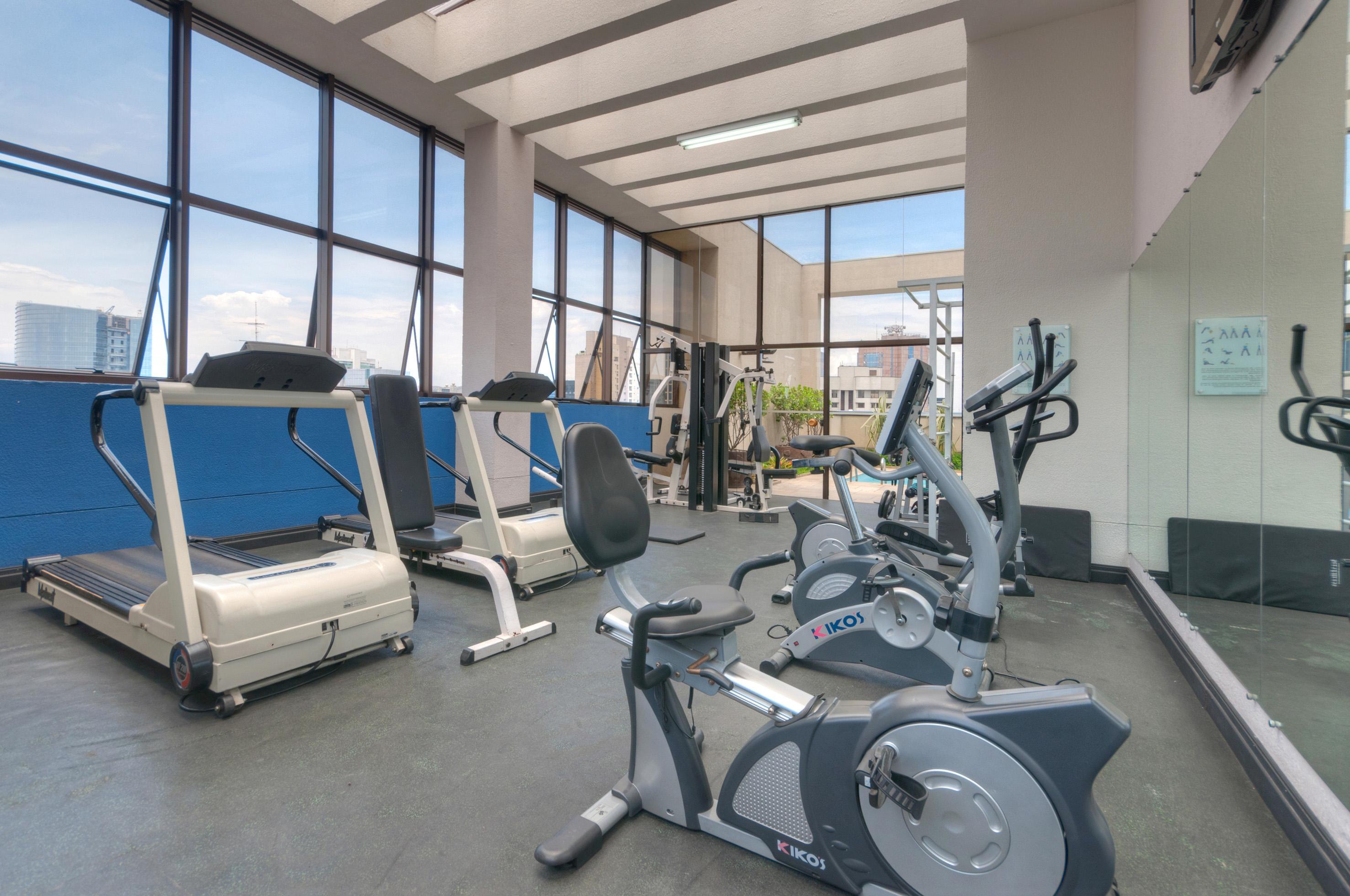 Double Tree By Hilton Sao Paulo Itaim Hotel Kültér fotó The gym at the hotel