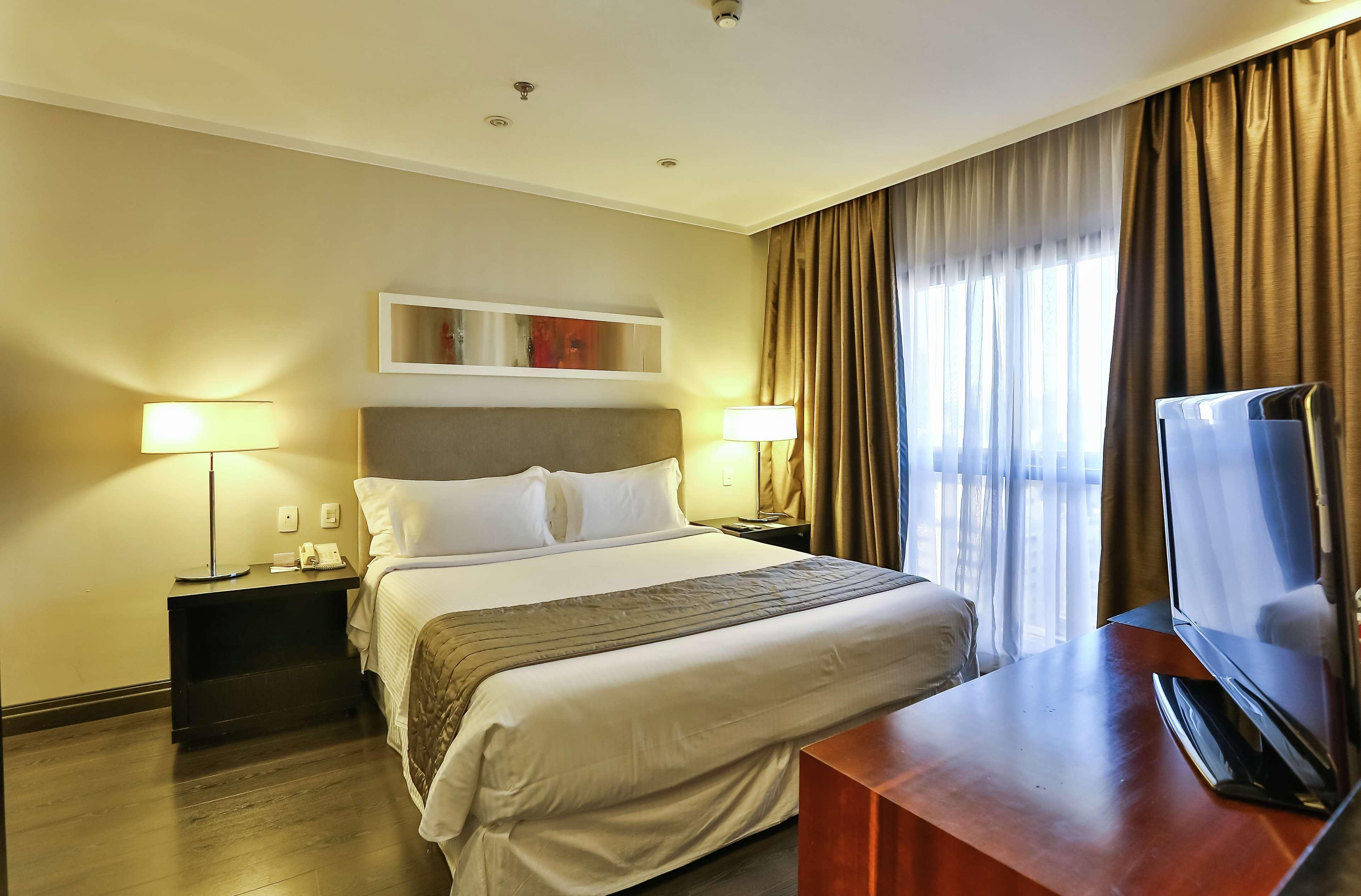 Double Tree By Hilton Sao Paulo Itaim Hotel Kültér fotó A bedroom at the hotel