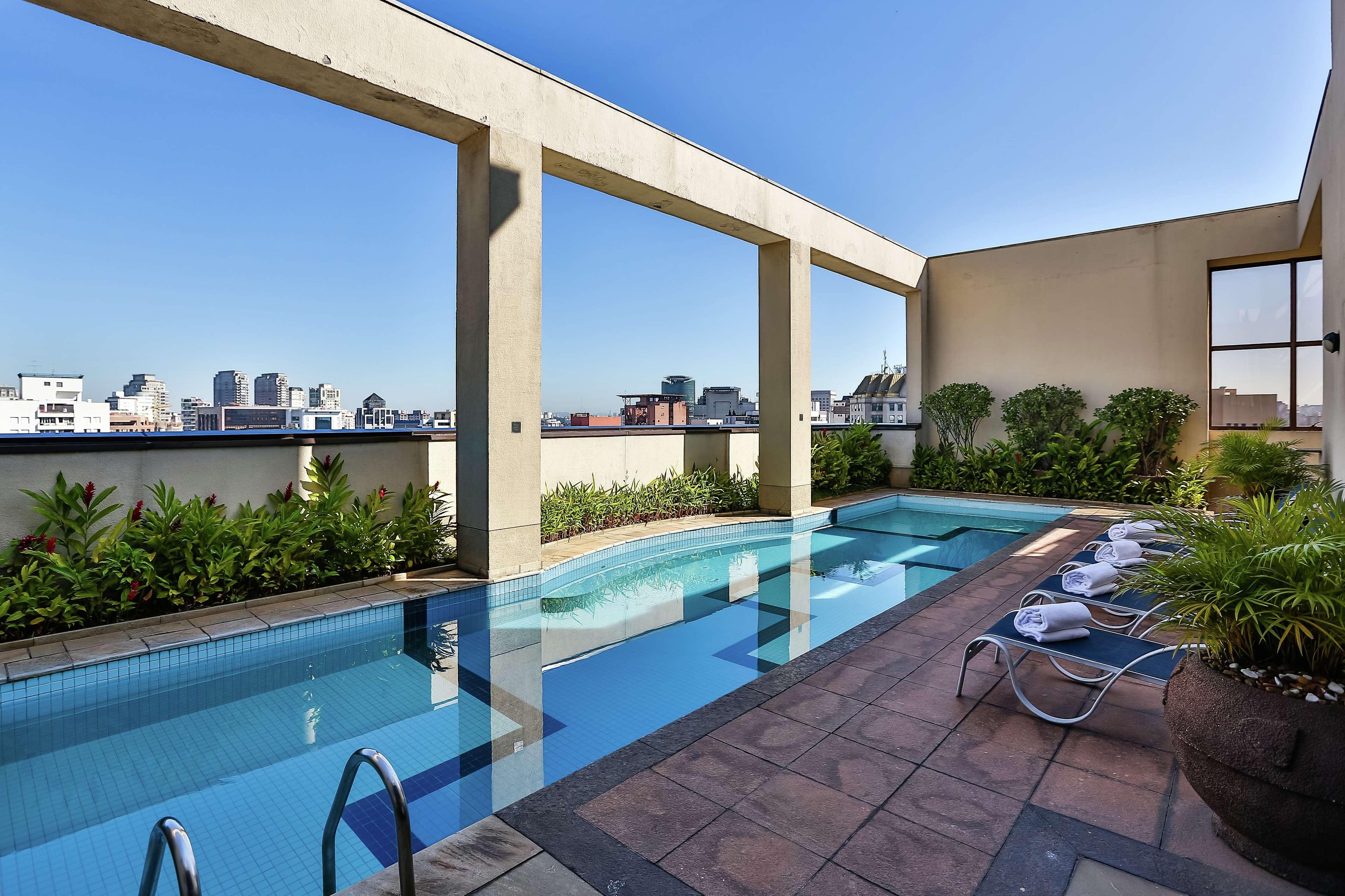 Double Tree By Hilton Sao Paulo Itaim Hotel Létesítmények fotó Rooftop pool